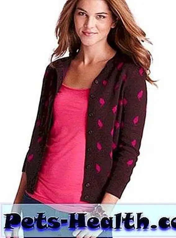 Kitten Print 3/4 Sleeve Cardigan Kitten Print 3/4 Sleeve Cardigan