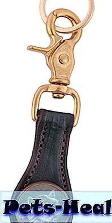 Small Key Fob with Cat Rosette Small Key Fob with Cat Rosette