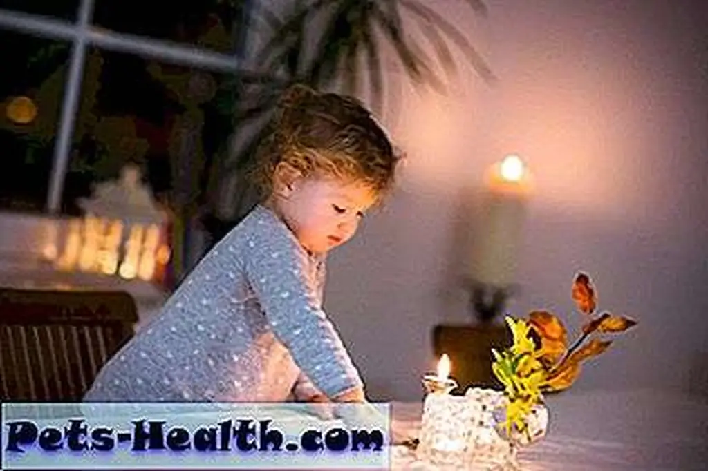 Candles AND breakables: The double whammy! 