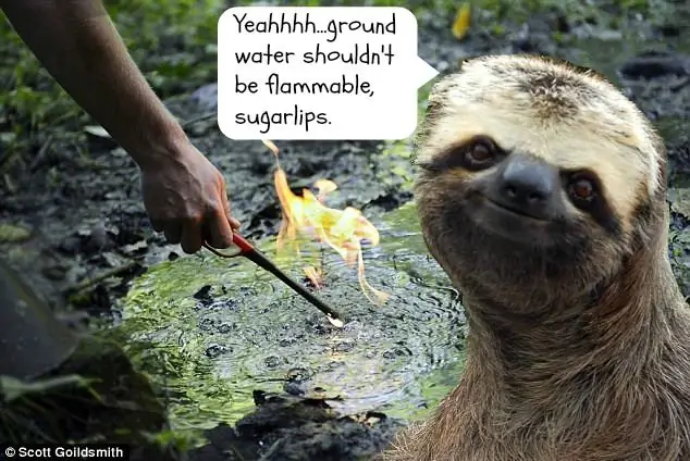 Снисходительный ленивец считает, что гидроразрыв - это нелепо