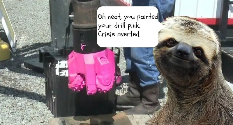 Снисходительный ленивец считает, что гидроразрыв - это нелепо