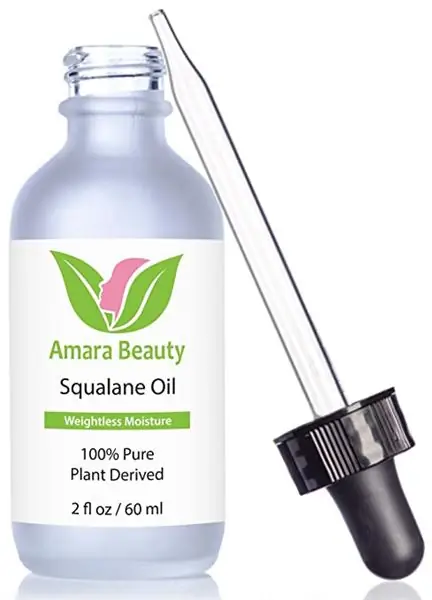 Amara Beauty Squalane Oil Увлажняющее средство со 100% чистым растительным скваланом Amara Beauty Squalane Oil Увлажняющее средство со 100% чистым растительным скваланом