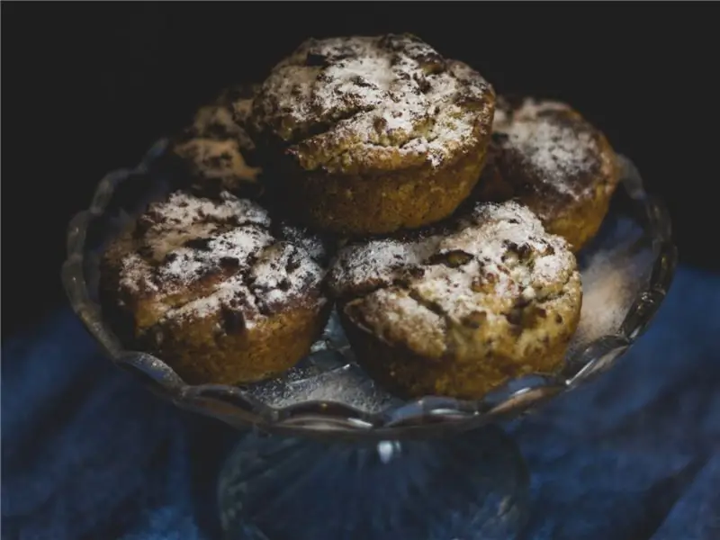 Маффины с белой фасолью и корицей