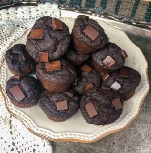 Веганские пирожные из нута