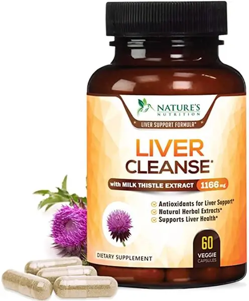Веганское очищающее средство для печени Nature's Nutrition