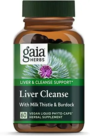 Жидкие фитокапсулы для очищения печени Gaia Herbs