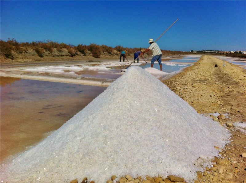 В настоящее время 80% мировой соли добывается химическим способом, в отличие от этих кристаллических зерен © Salarte