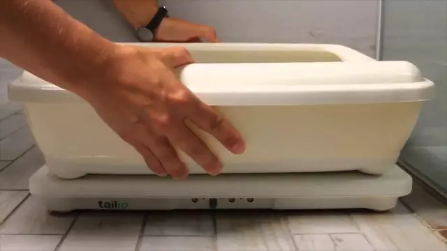 Tailio Wirelessly Monitors Ваш кошачий ящик для мусора