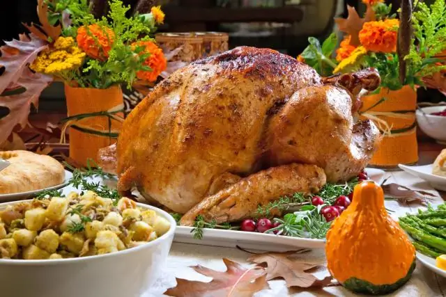 Углеродный след ужина в День Благодарения: сравнение по штатам: блюда, приготовленные в штатах Мэн и Вермонт, выделяют меньше углекислого газа; блюда, приготовленные в Вайоминге, выделяют больше всего
